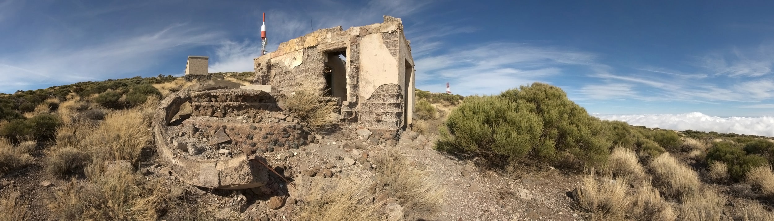 Degrés en ruines