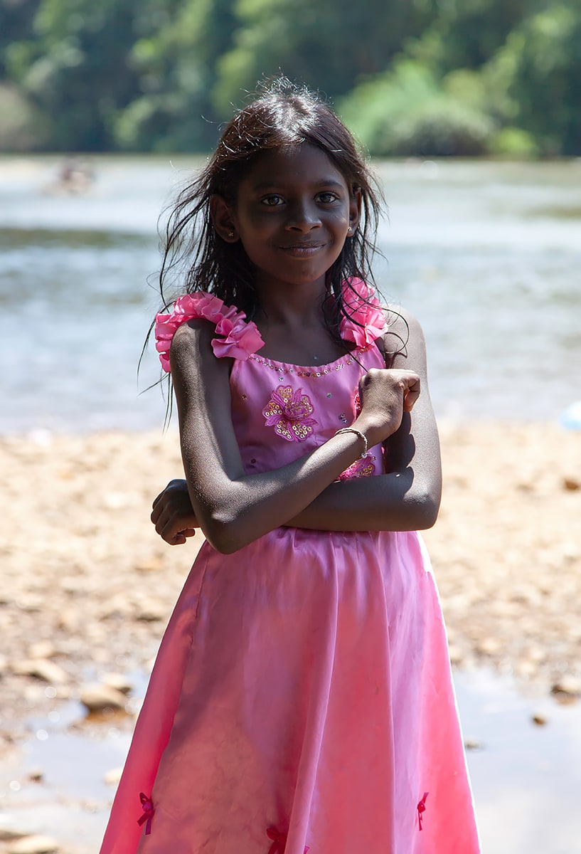 La petite fille en rose