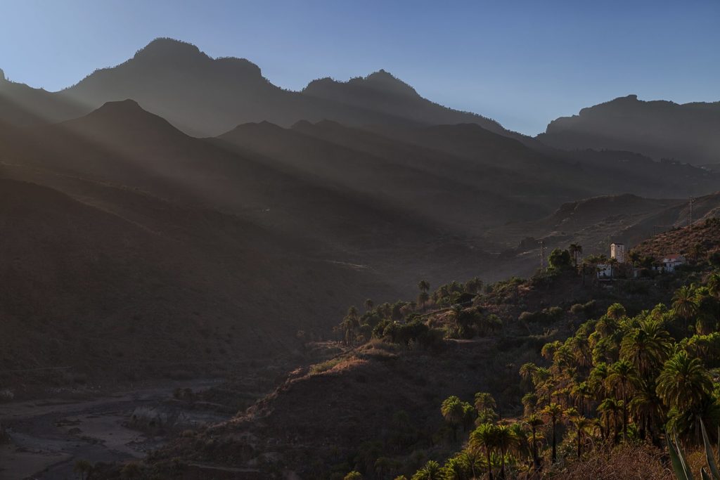 Soleil couchant sur Santa Lucia