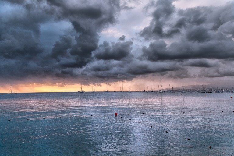 Nuages sur la Pointe du Bout