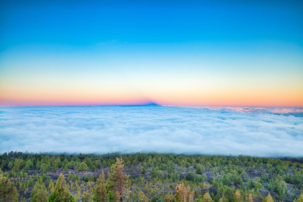 Le Teide se dessine